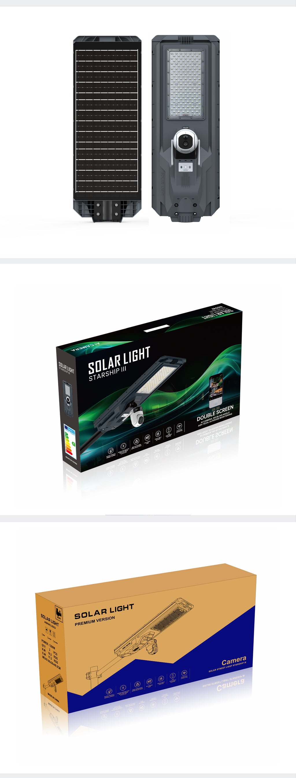 Starship III Solar Street Light